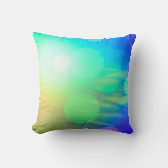 Minimalistisk strand och sommar-Himlar med Sol sol Kudde (Framsida)