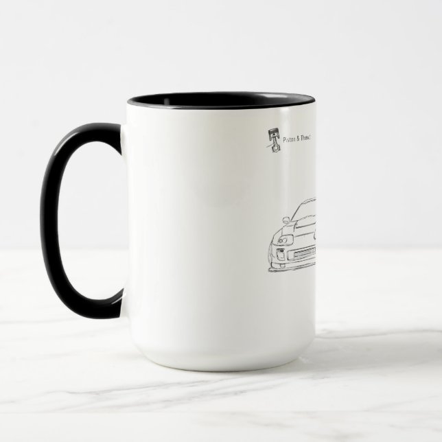 Minimalistisk Supra-mugg | Piston & Gänga Mugg (Vänster)