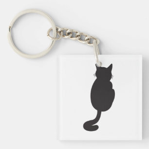 Minimalistisk svart katat Silhouette