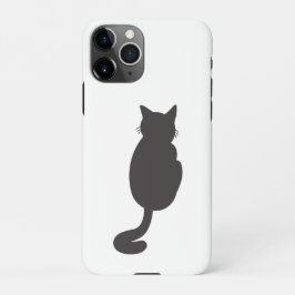 Minimalistisk svart katat Silhouette