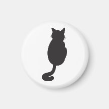 Minimalistisk svart katat Silhouette
