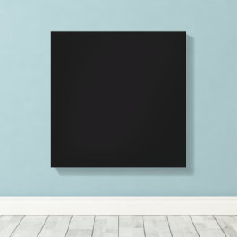 Minimalistisk svart katt siluett canvastryck