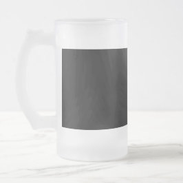 Minimalistisk svart katt siluett frostat ölglas