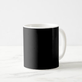 Minimalistisk svart katt siluett kaffemugg