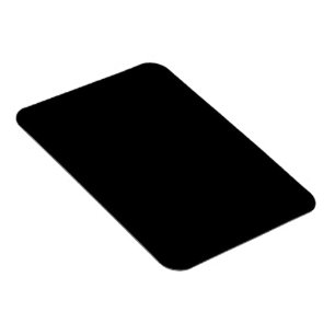 Minimalistisk svart katt siluett magnet