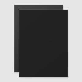 Minimalistisk svart katt siluett magnetisk inbjudningskort