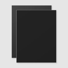 Minimalistisk svart katt siluett magnetisk inbjudningskort