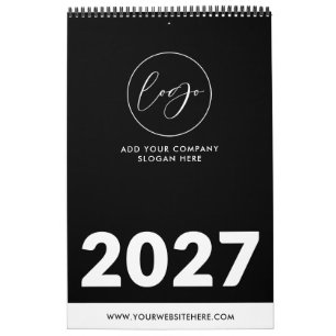 Minimalistisk svart logotyp för företag Promotiona Kalender