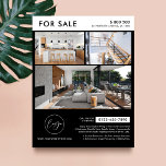 Minimalistisk svart Logotyp Foton Egendom för förs Reklamblad<br><div class="desc">Minimalistisk Real Gods Egendom för säljare av marknadsföring med utrymme för din logotyp och 3 foton. Den fullständiga bipacksedeln för anpassade svart och vit egendom marknadsföring har en enkel utformning med utrymme för anpassningsbar och egendom. Ett enkelt sätt att annonsera dina egendom-listor till potentiella köpare!</div>