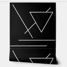 Minimalistisk svart modern Chic