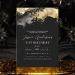 Minimalistisk svart och Guld-skript 21:a födelseda Inbjudningar<br><div class="desc">Firar att du vrider 21 i stil med en minimalistisk skript, svart och Guld födelsedagsinbjudan! Den här inbjudan innehåller eleganta svarta och guld-accenter, elegant-manustypografi och en ren, modern design, och anger tonen för ett sofistikerat firande. Perfekt för vilken plats som helst, från chic till intima sammankomster, kombinerar tidlös elegans med...</div>