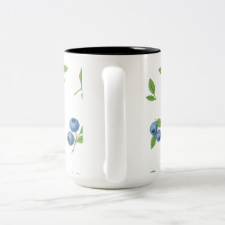 Minimalistisk svart och vit Blommigt Art Mugg