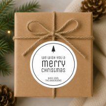 Minimalistisk svart och vit jul