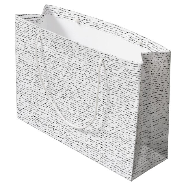 Minimalistisk svart och vit Linjer vid jul (Baksidan Vinklad)