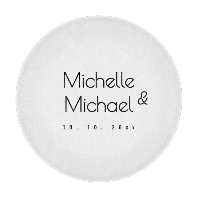 Minimalistisk svart och vit Professionell Modern N (Framsidan)