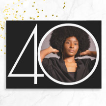 Minimalistisk svart vit Anpassningsbar Foto 40:e f