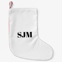 Minimalistisk svartvit Anpassningsbar monogram