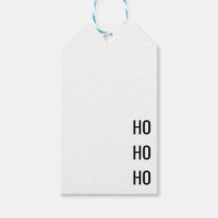 Minimalistisk svartvit julklapp, Märkre