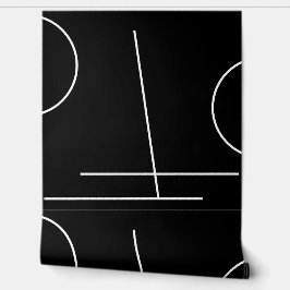 Minimalistisk svartvit modern Chic