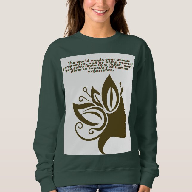 Minimalistisk svensktröja för ekonatur t shirt (Framsida)
