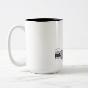 Minimalistisk sydkoreansk kaffe Mugg