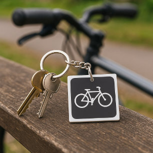 Minimalistisk symbol för svart och vit bike