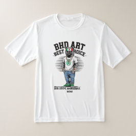 Minimalistisk T-Shirt-design, BHD ART-färgad Silho T Shirt