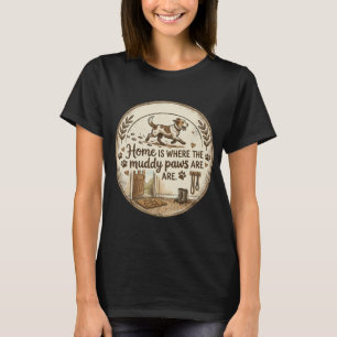 Minimalistisk T-shirt för hundälskare för män och