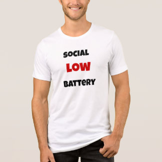 Minimalistisk T-shirt för socialt batteri - Introv