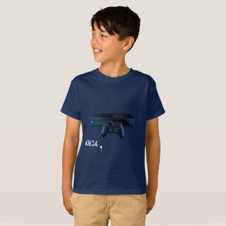 Minimalistisk T-Shirt med Konsol-Hårdvarusilhuett