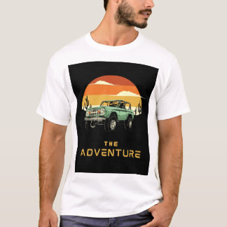 Minimalistisk T-Shirt med Tre Djur - Varg, Hjort o