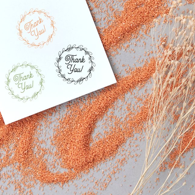 Minimalistisk Tack, blomma Stämpel (Skapare uppladdad)