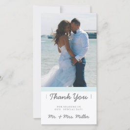 Minimalistisk Tack | BRÖLLOP