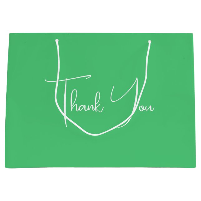 Minimalistisk Tack för Bright Emerald Grönt (Framsidan)