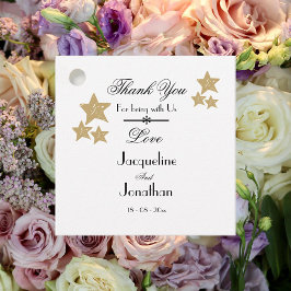 Minimalistisk Tack för enkel Rustic Förlovning Gåvor Etiketter