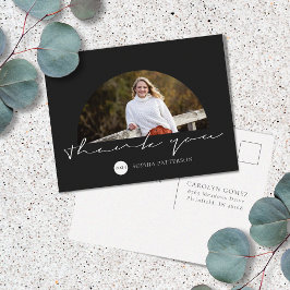 Minimalistisk Tack Foto Vykort