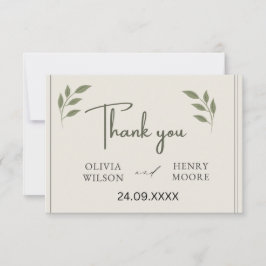 Minimalistisk tacksamhetslåda tack kort