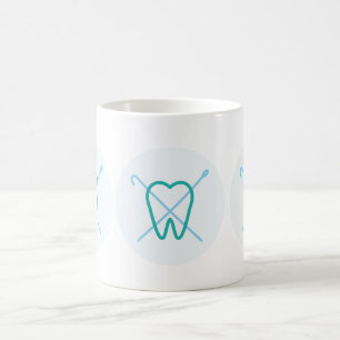 Minimalistisk Tandläkar-mugg – Anpassat Namn Tandl Kaffemugg