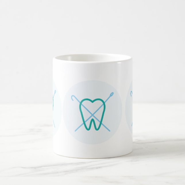 Minimalistisk Tandläkar-mugg – Anpassat Namn Tandl Kaffemugg (Center)