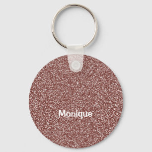Minimalistisk tangentkedja i Monogram Ro Guld Nyckelring