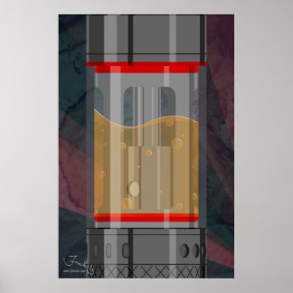 Minimalistisk tank poster