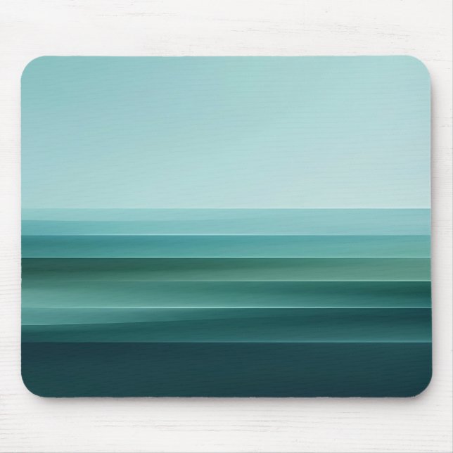 Minimalistisk teal horisont gradient musmatta (Framsidan)