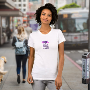 Minimalistisk Tecknad av fjäril Best Mamma någonsi T Shirt
