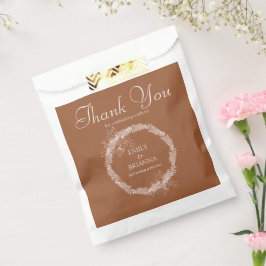 Minimalistisk terracotta boho Brnt Orange bröllop