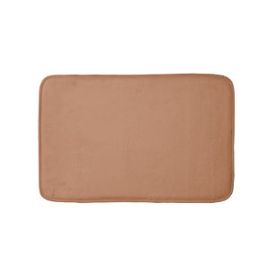 Minimalistisk terracotta solid vanlig elegant mode badrumsmatta
