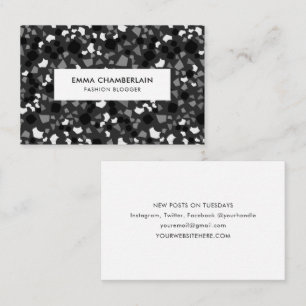 Minimalistisk Terrazzo Skriv ut modern Anpassnings Visitkort