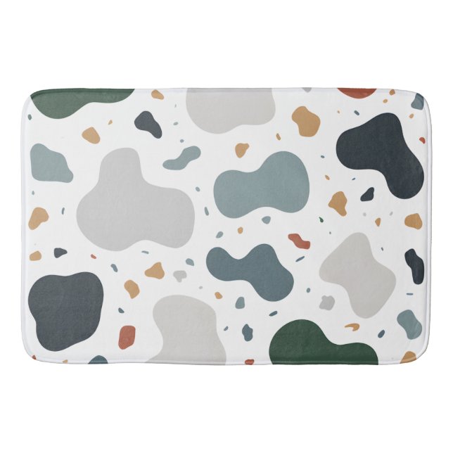 Minimalistisk Terrazzo-stil Anpassad Tyg, Tapet Badrumsmatta (Framsidan)
