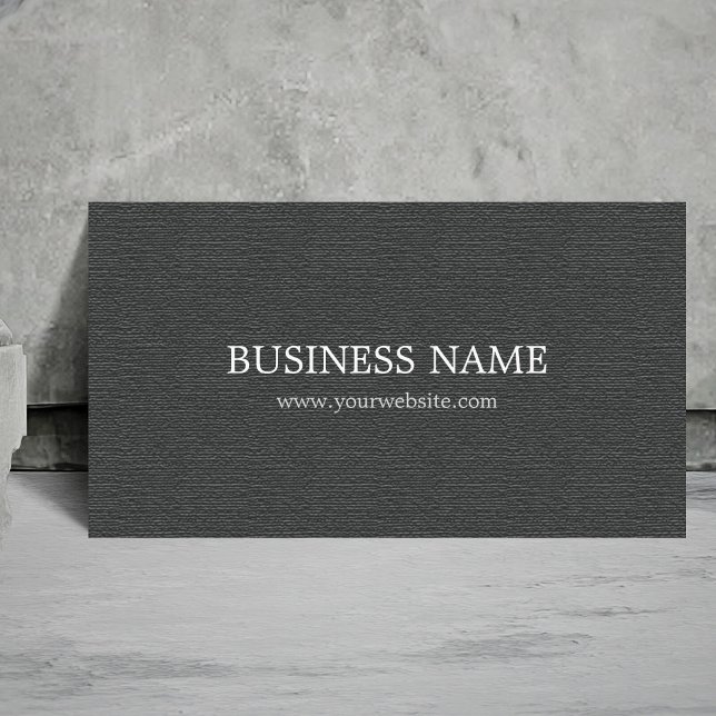 Minimalistisk Texturerad Grå Jurist Konsult Visitkort (Skapare uppladdad)