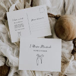 Minimalistisk tillkännagivande om svart och vit Fl<br><div class="desc">Det här trendiget har ännu elegant,  svartvitt och flytta-meddelanden ett modernt och minimalistiskt stil,  med handskript och klassisk text som säger "Jag har flyttat" (du kan enkelt ändra den här texten). En handritad ribbbåge visas i en subtil illustration.</div>