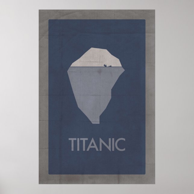 Minimalistisk titanisk poster (Framsidan)